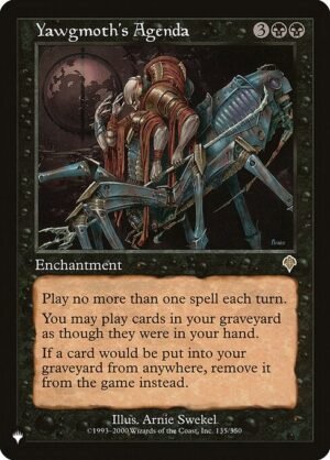 Yawgmoth's Agenda<br /><span class="collector-number">Collector No. INV-135</span>