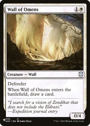 Wall of Omens<br /><span class="collector-number">Collector No. KHC-35</span>
