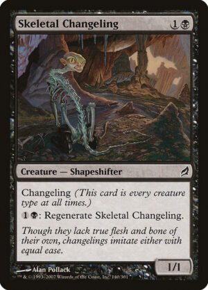 Skeletal Changeling<br /><span class="collector-number">Collector No. 140</span>