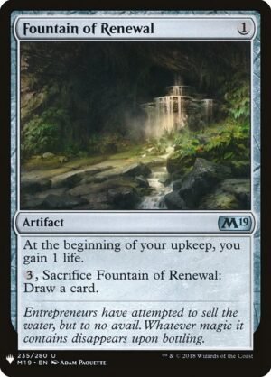 Fountain of Renewal<br /><span class="collector-number">Collector No. M19-235</span>