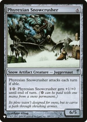 Phyrexian Snowcrusher<br /><span class="collector-number">Collector No. CSP-140</span>