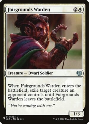 Fairgrounds Warden<br /><span class="collector-number">Collector No. KLD-13</span>