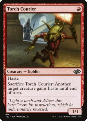 Torch Courier<br /><span class="collector-number">Collector No. 614</span>