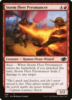 Storm Fleet Pyromancer<br /><span class="collector-number">Collector No. 608</span>
