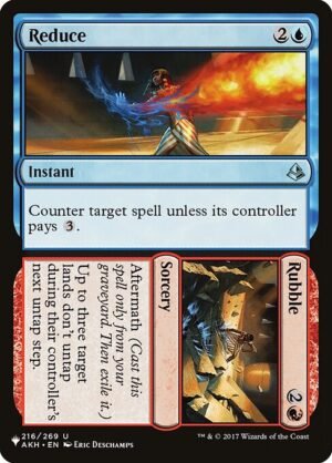 Reduce // Rubble<br /><span class="collector-number">Collector No. AKH-216</span>