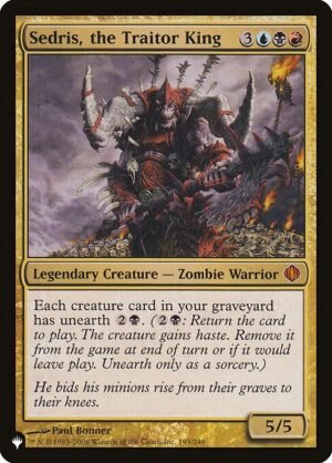 Sedris, the Traitor King<br /><span class="collector-number">Collector No. ALA-193</span>