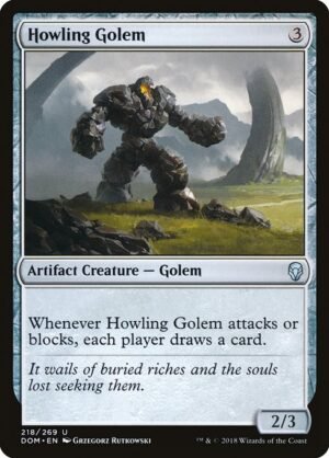 Howling Golem<br /><span class="collector-number">Collector No. 218</span>