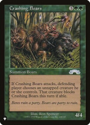 Crashing Boars<br /><span class="collector-number">Collector No. EXO-108</span>