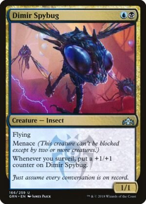 Dimir Spybug<br /><span class="collector-number">Collector No. 166</span>