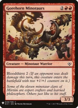 Gorehorn Minotaurs<br /><span class="collector-number">Collector No. E01-49</span>