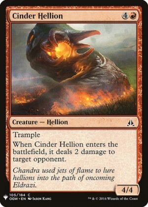 Cinder Hellion<br /><span class="collector-number">Collector No. OGW-105</span>