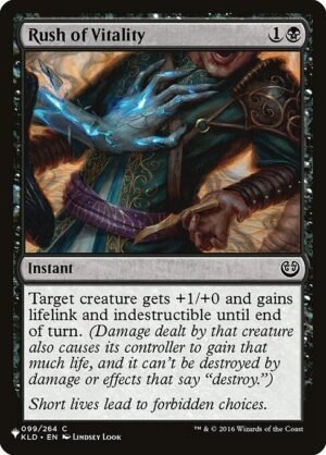 Rush of Vitality<br /><span class="collector-number">Collector No. KLD-99</span>