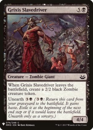 Grixis Slavedriver<br /><span class="collector-number">Collector No. MM3-74</span>