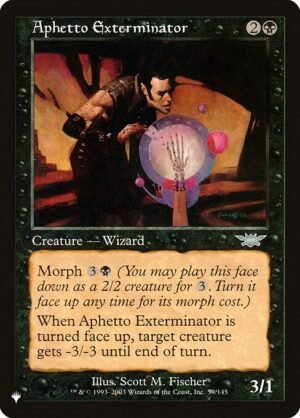 Aphetto Exterminator<br /><span class="collector-number">Collector No. LGN-59</span>