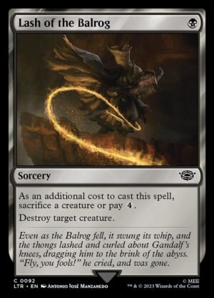 Lash of the Balrog<br /><span class="collector-number">Collector No. 92</span>