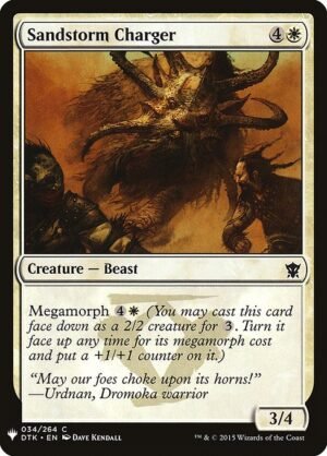 Sandstorm Charger<br /><span class="collector-number">Collector No. DTK-34</span>