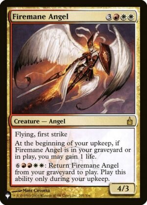 Firemane Angel<br /><span class="collector-number">Collector No. RAV-205</span>