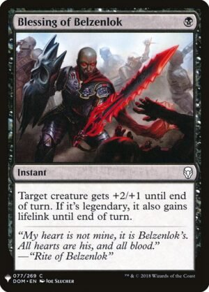 Blessing of Belzenlok<br /><span class="collector-number">Collector No. DOM-77</span>