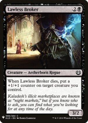 Lawless Broker<br /><span class="collector-number">Collector No. KLD-86</span>