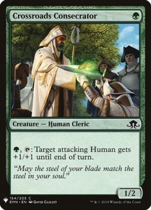 Crossroads Consecrator<br /><span class="collector-number">Collector No. EMN-154</span>