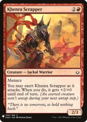Khenra Scrapper<br /><span class="collector-number">Collector No. HOU-100</span>