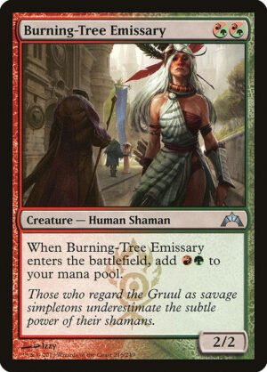 Burning-Tree Emissary<br /><span class="collector-number">Collector No. 216</span>