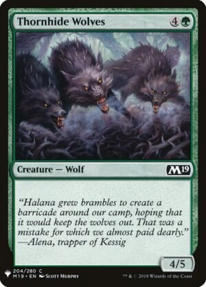 Thornhide Wolves<br /><span class="collector-number">Collector No. M19-204</span>