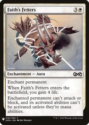 Faith's Fetters<br /><span class="collector-number">Collector No. UMA-16</span>
