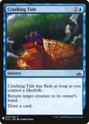 Crashing Tide<br /><span class="collector-number">Collector No. RIX-34</span>