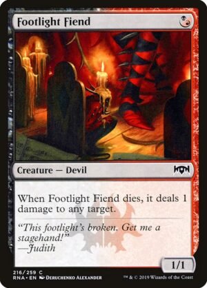 Footlight Fiend<br /><span class="collector-number">Collector No. 216</span>