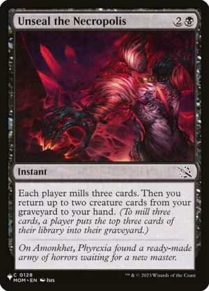 Unseal the Necropolis<br /><span class="collector-number">Collector No. MOM-128</span>