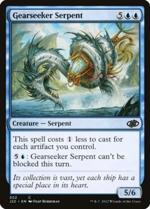Gearseeker Serpent<br /><span class="collector-number">Collector No. 302</span>
