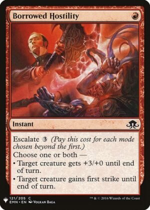 Borrowed Hostility<br /><span class="collector-number">Collector No. EMN-121</span>