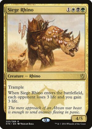 Siege Rhino<br /><span class="collector-number">Collector No. 200</span>