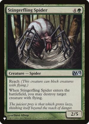 Stingerfling Spider<br /><span class="collector-number">Collector No. M12-197</span>