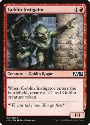Goblin Instigator - Foil<br /><span class="collector-number">Collector No. 142</span>