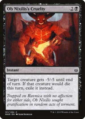 Ob Nixilis's Cruelty<br /><span class="collector-number">Collector No. 101</span>