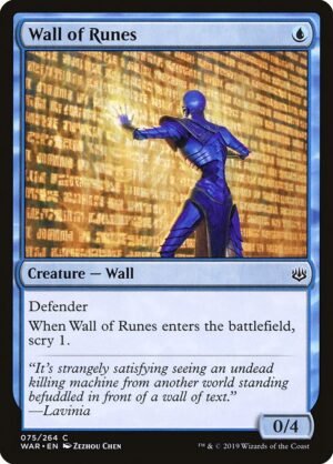 Wall of Runes<br /><span class="collector-number">Collector No. 75</span>