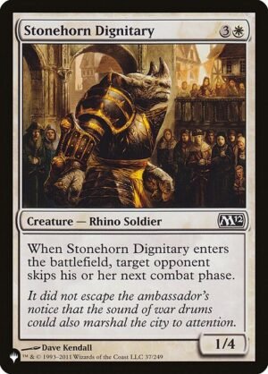 Stonehorn Dignitary<br /><span class="collector-number">Collector No. M12-37</span>