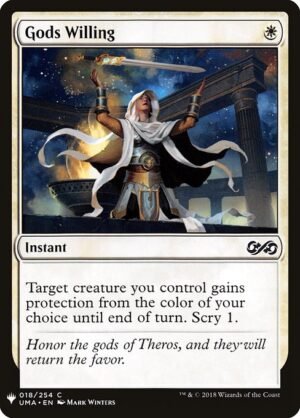 Gods Willing<br /><span class="collector-number">Collector No. UMA-18</span>