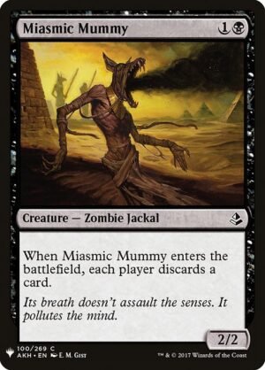 Miasmic Mummy<br /><span class="collector-number">Collector No. AKH-100</span>