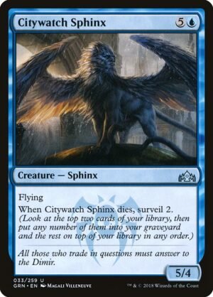 Citywatch Sphinx<br /><span class="collector-number">Collector No. 33</span>