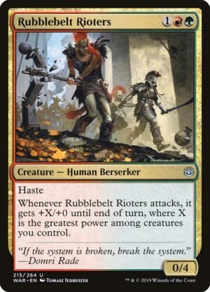 Rubblebelt Rioters<br /><span class="collector-number">Collector No. 215</span>