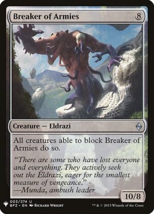 Breaker of Armies<br /><span class="collector-number">Collector No. BFZ-3</span>