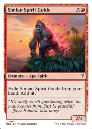 Simian Spirit Guide<br /><span class="collector-number">Collector No. 61</span>