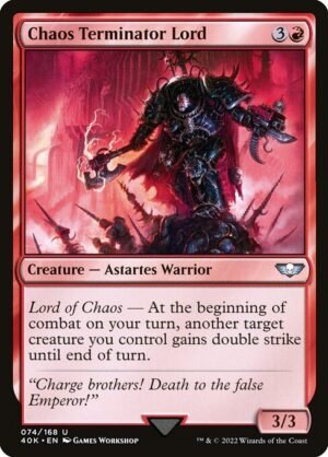 Chaos Terminator Lord<br /><span class="collector-number">Collector No. 74</span>