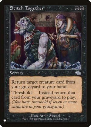 Stitch Together<br /><span class="collector-number">Collector No. JUD-72</span>