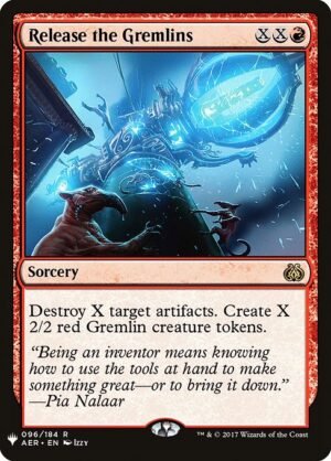 Release the Gremlins<br /><span class="collector-number">Collector No. AER-96</span>