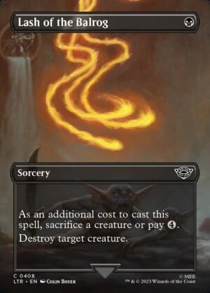 Lash of the Balrog<br /><span class="collector-number">Collector No. 408</span>