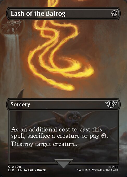 Lash of the Balrog<br /><span class="collector-number">Collector No. 408</span>